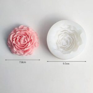 Molde de silicona Flor de Peonia Mediana