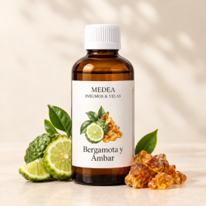 Esencia Aromática Premium Bergamota y ámbar