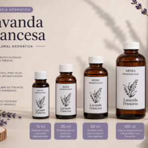 Esencia aromática Lavanda Francesa para velas en 15, 30, 50 y 100 ml